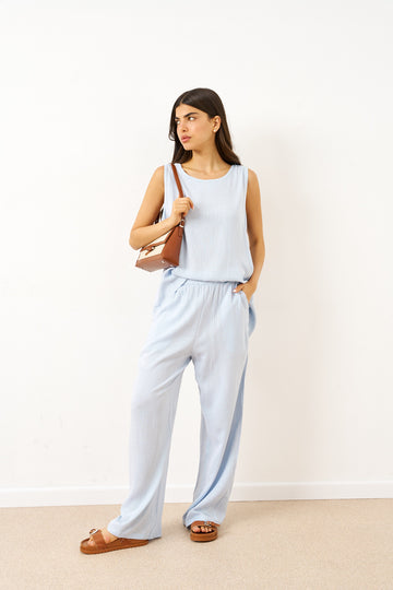 חליפת גל פשתן תחרה