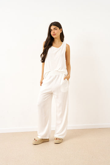 חליפת גל פשתן תחרה