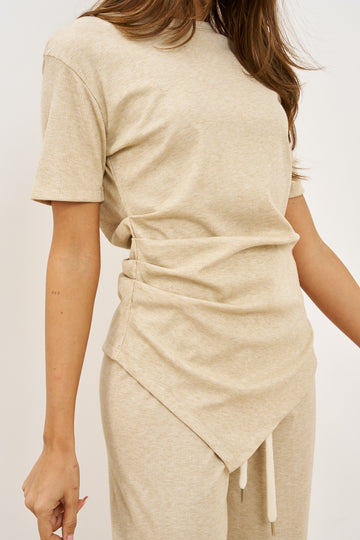 חליפת ריב אי סימטרי מכנסיים רחבים