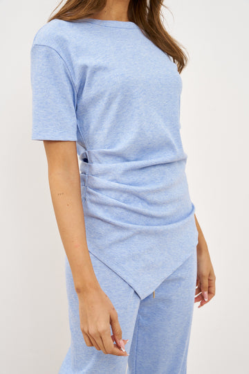 חליפת ריב אי סימטרי מכנסיים רחבים