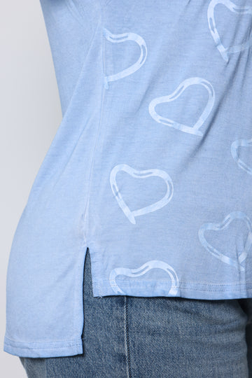 טוניקת וואש לבבות