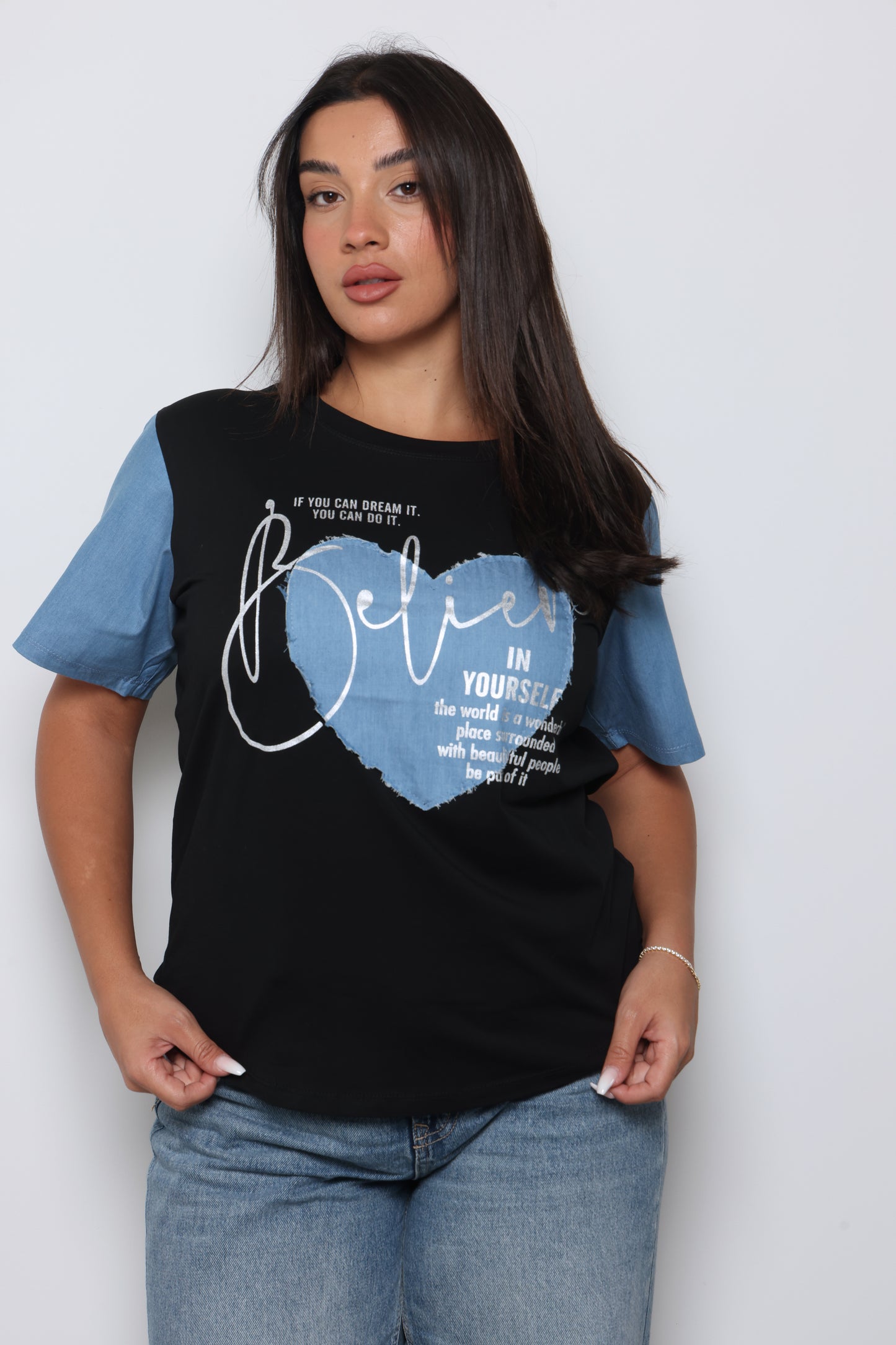 חולצת בלייר ג'ינס