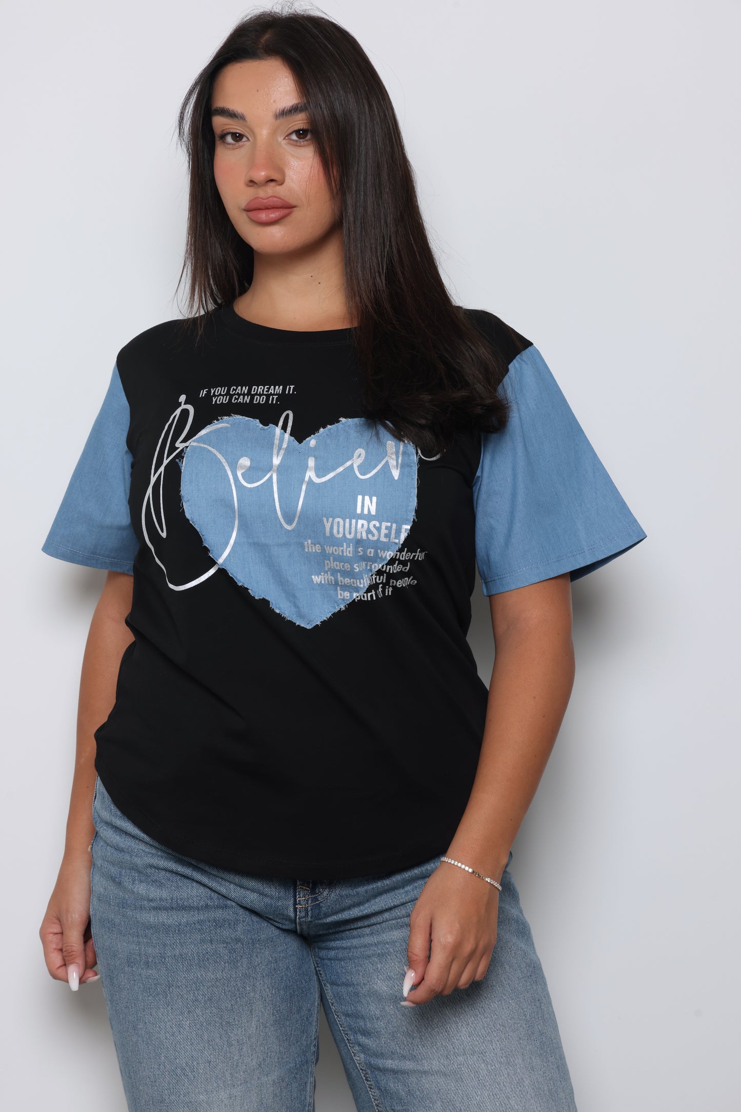 חולצת בלייר ג'ינס