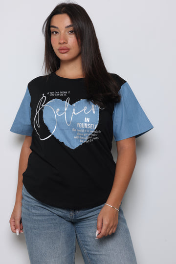 חולצת בלייר ג'ינס