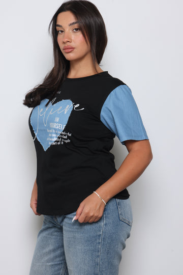 חולצת בלייר ג'ינס