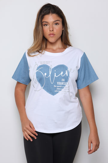 חולצת בלייר ג'ינס