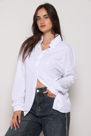 חולצה מכופתרת פלאם