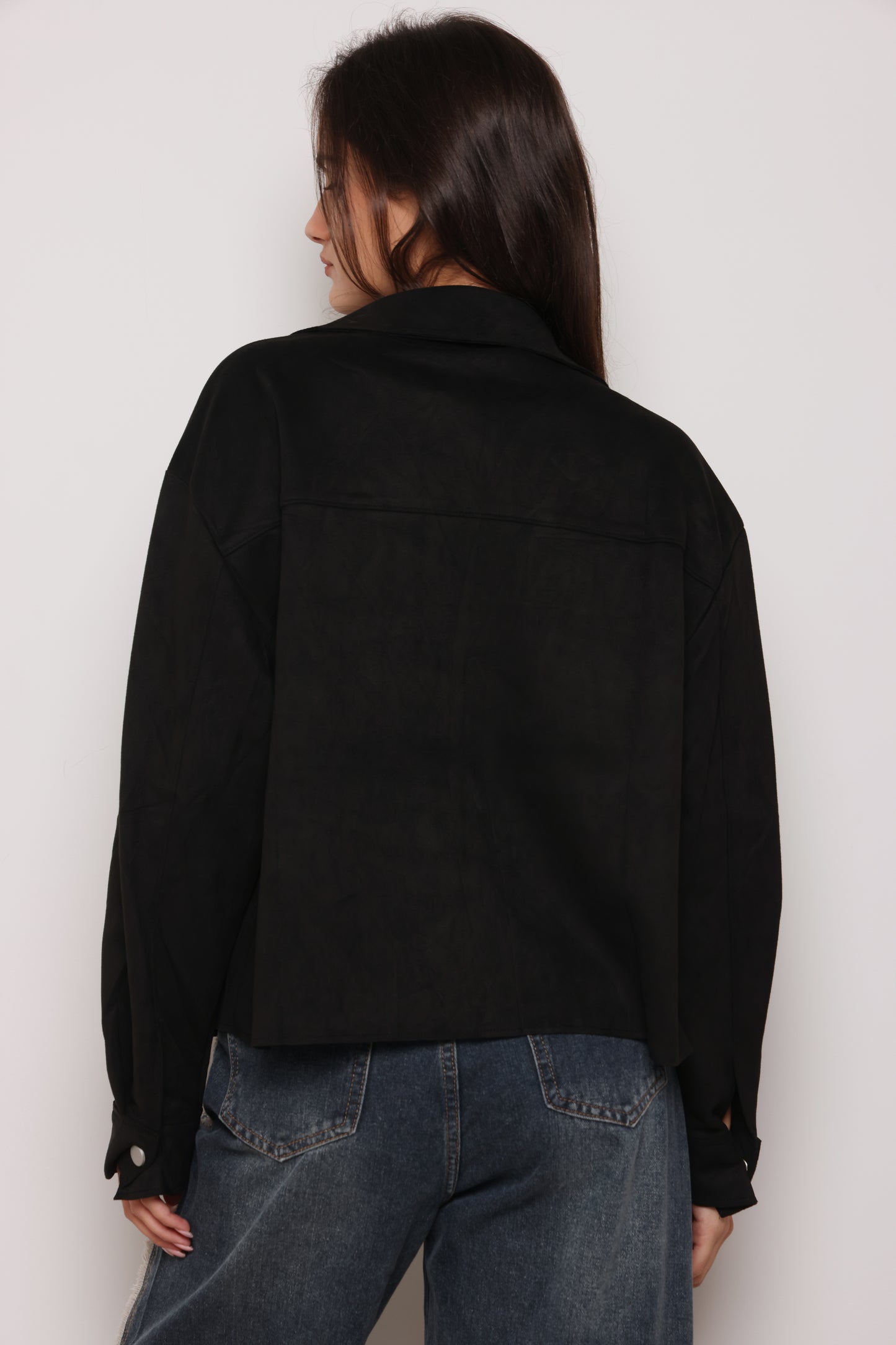 ג'קט דמוי זמש