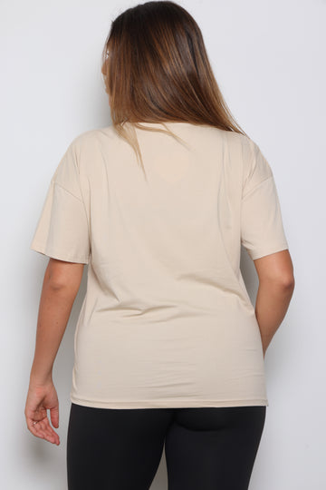 טי-שירט בשילוב שרוך יהלומים