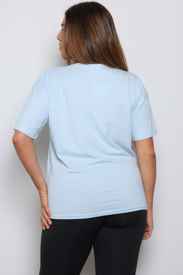 טי-שירט בשילוב שרוך יהלומים