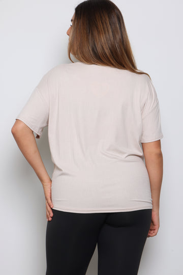 טוניקת הדפס מנומר לולאה