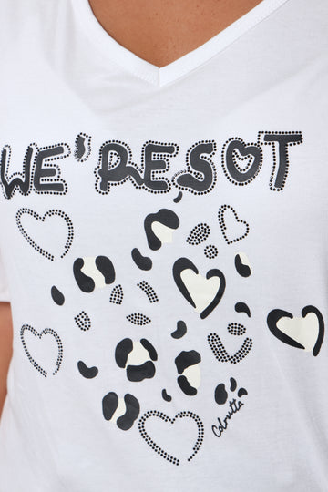 טוניקת הדפס מנומר לולאה