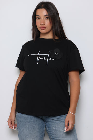 טוניקת פלאס פא'ץ פרח