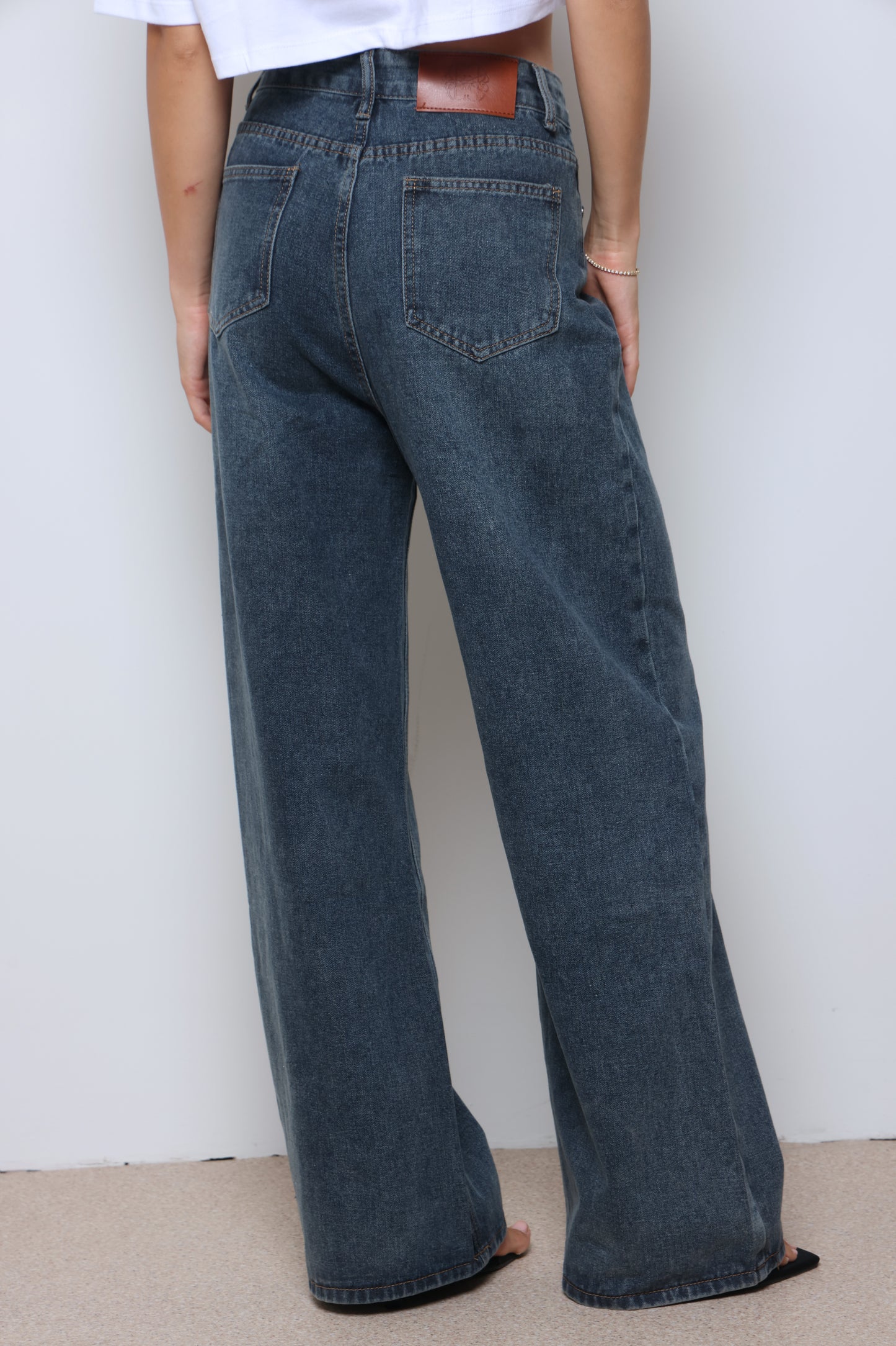 ג'ינס קרסים מתרחב חלק