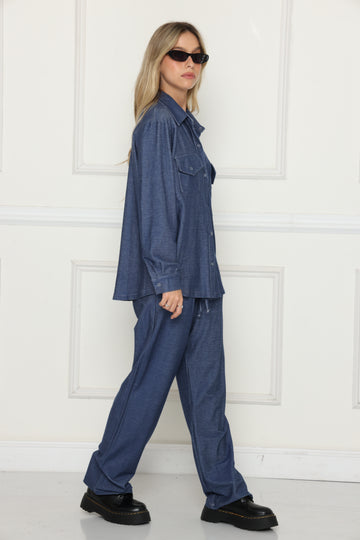 חליפת ג'ינס אנדי כחול ג'ינס