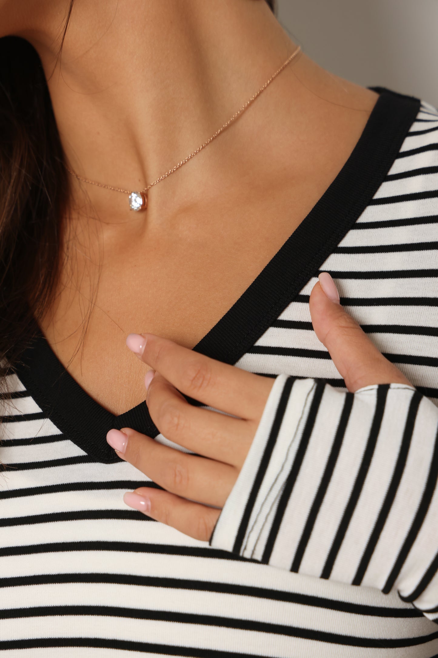 חולצת דייגו פסים כפפה