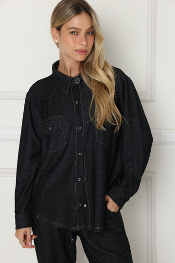 חליפת ג'ינס אנדי שחור