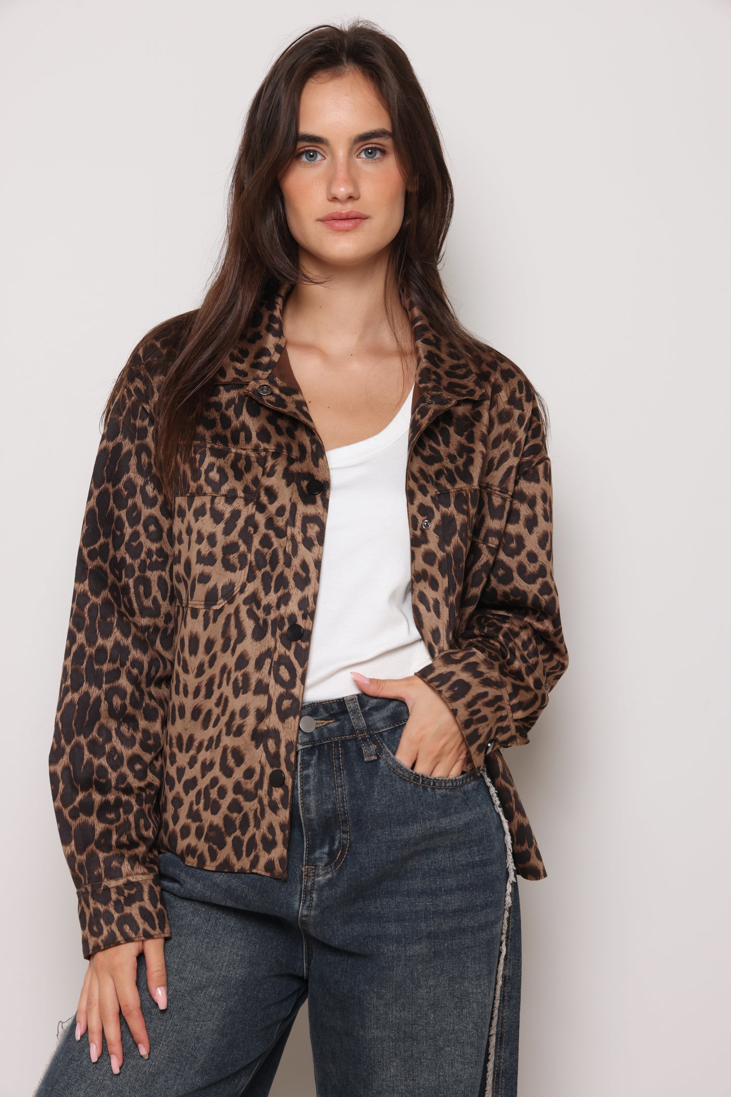 ג'קט ליאופרד זמש