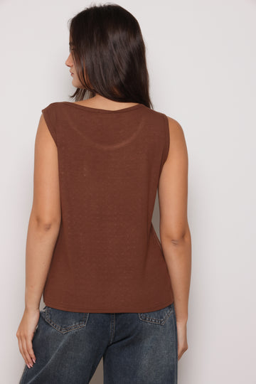 גופיית סריג יהלומים