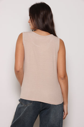 גופיית סריג יהלומים