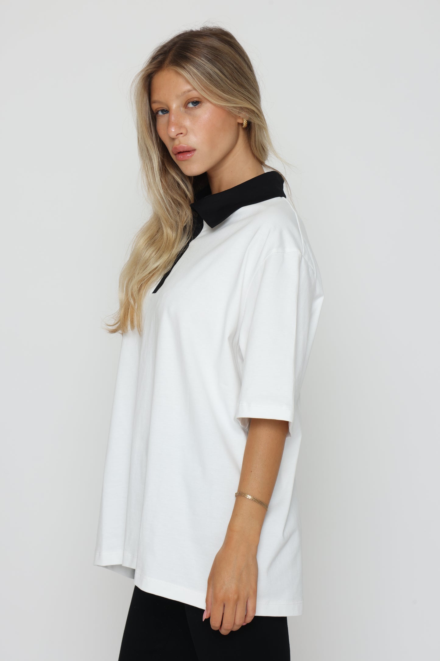 חולצת פולו אוברסייז מרגו