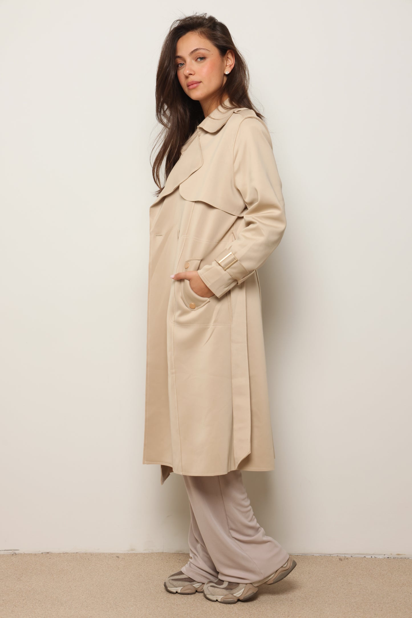 מעיל טרנץ' מלאניה