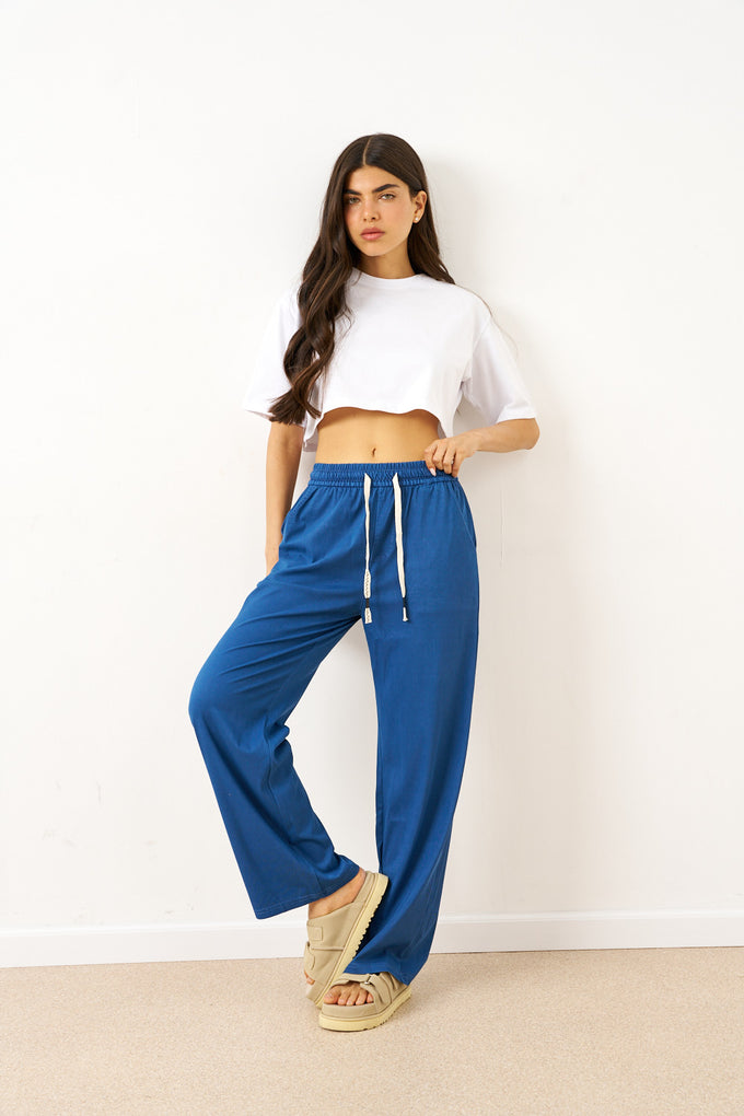 מכנסי פייזלי מתרחבים