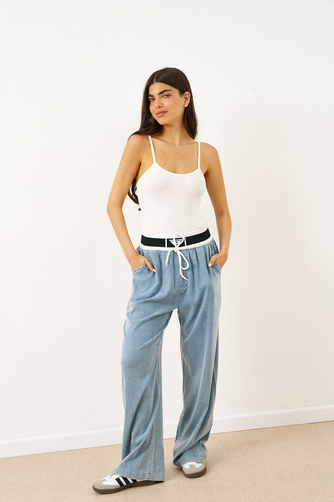 מכנסי ג'ינס סקרלט גומי