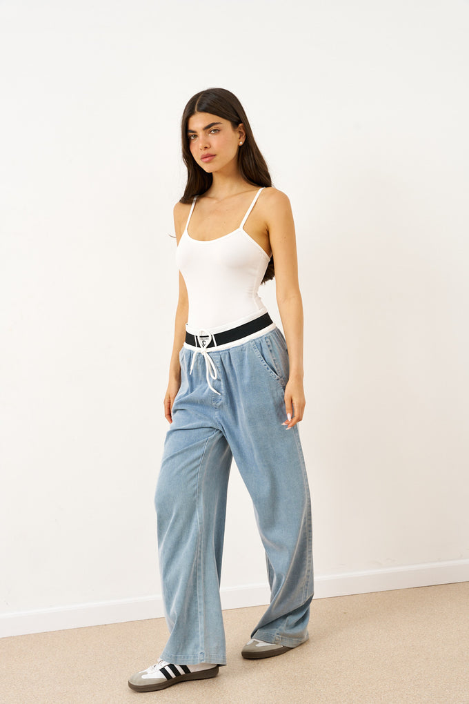 מכנסי ג'ינס סקרלט גומי