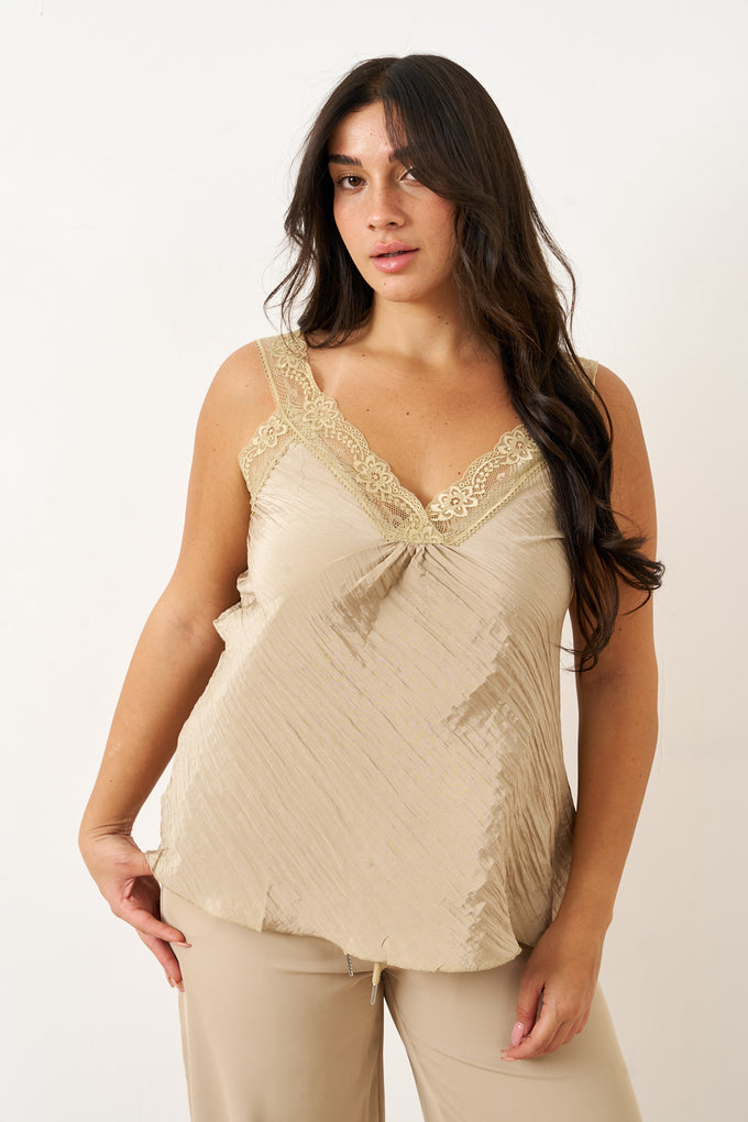 גופיית רומי תחרה