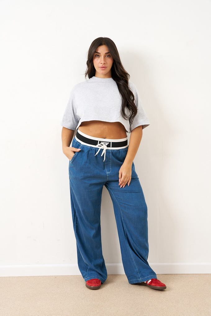 מכנסי ג'ינס סקרלט גומי