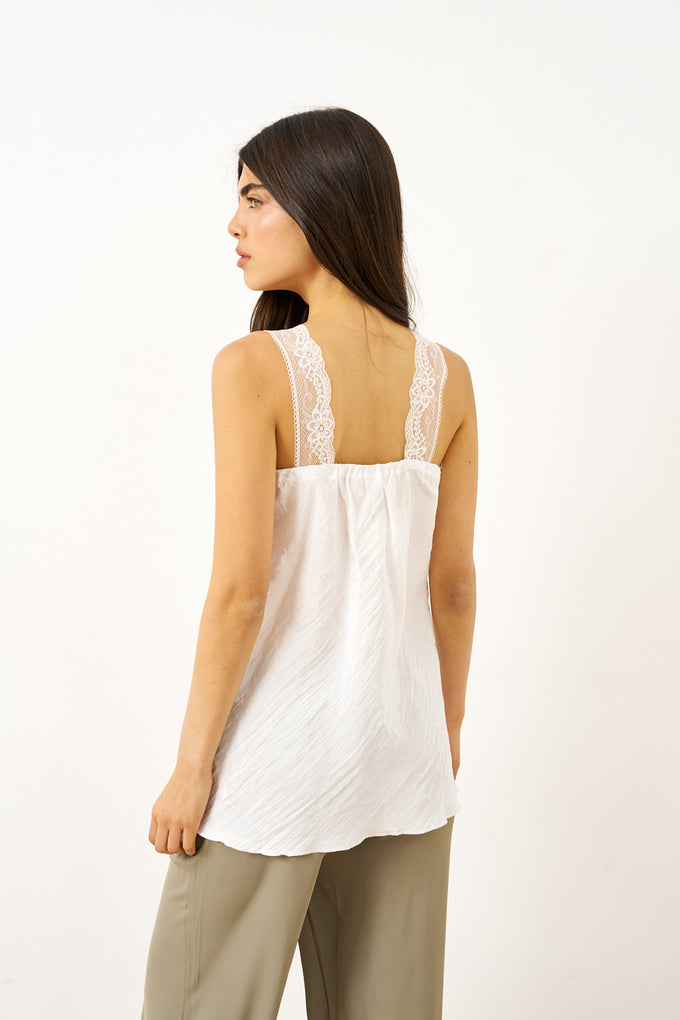 גופיית רומי תחרה