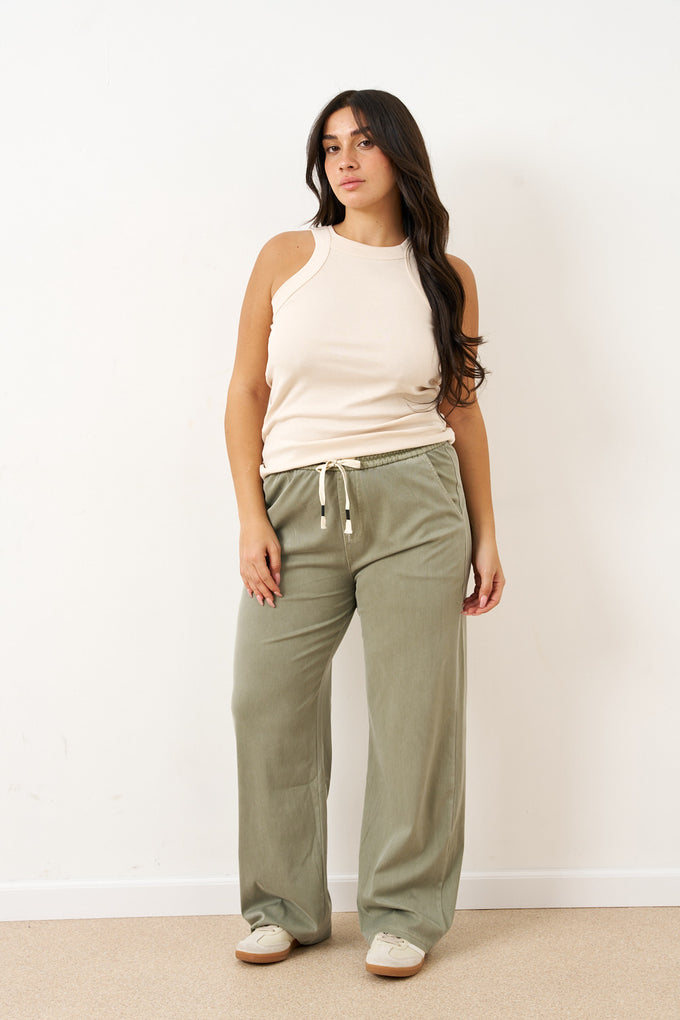 מכנסי פייזלי מתרחבים