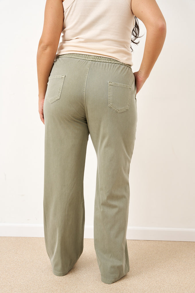 מכנסי פייזלי מתרחבים