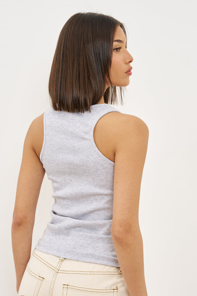 גופיית ריב רקמת לוגו