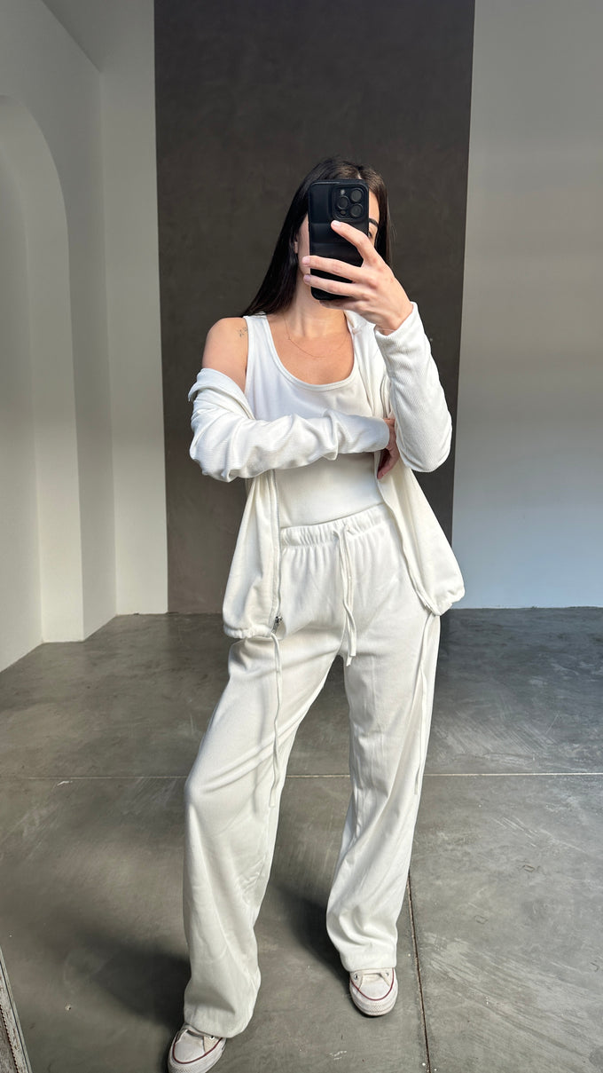 חליפת 3 חלקים בד עננים