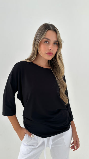 טוניקה מבד סימפוניה בשילוב פ'ץ