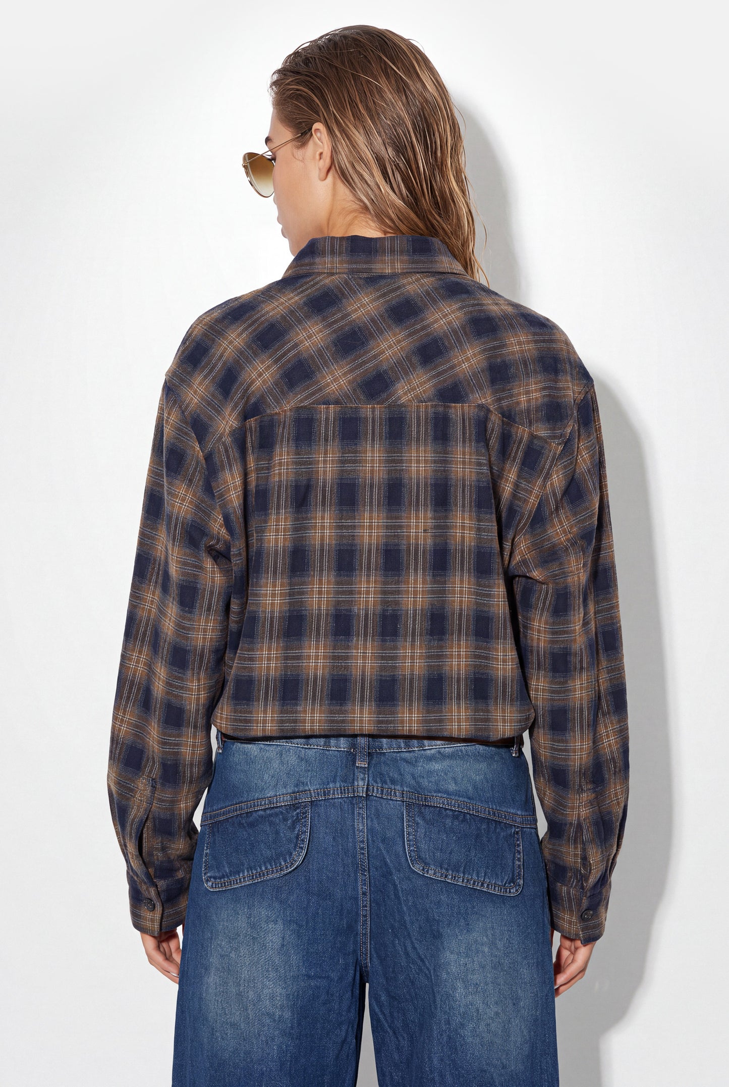 חולצת ספנסר משבצות