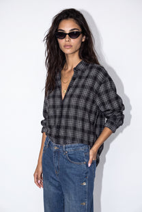 חולצת ספנסר משבצות