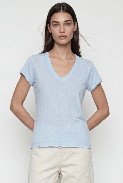 חולצת וי סלאב שקפקפה