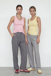 מכנסי אלגנט אריג מלאנז׳