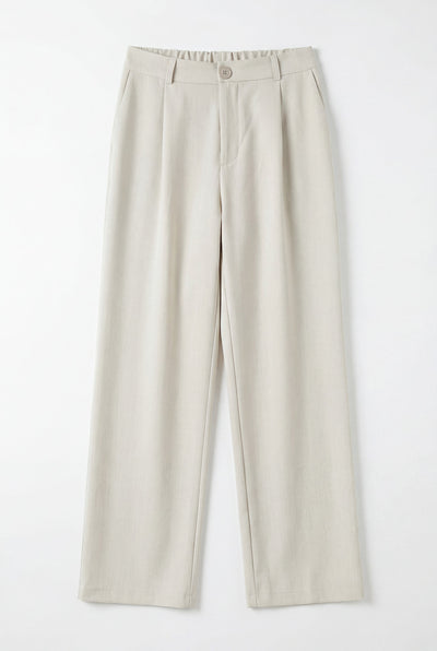 מכנסי אלגנט אריג מלאנז׳