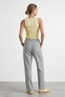 מכנסי אלגנט אריג מלאנז׳