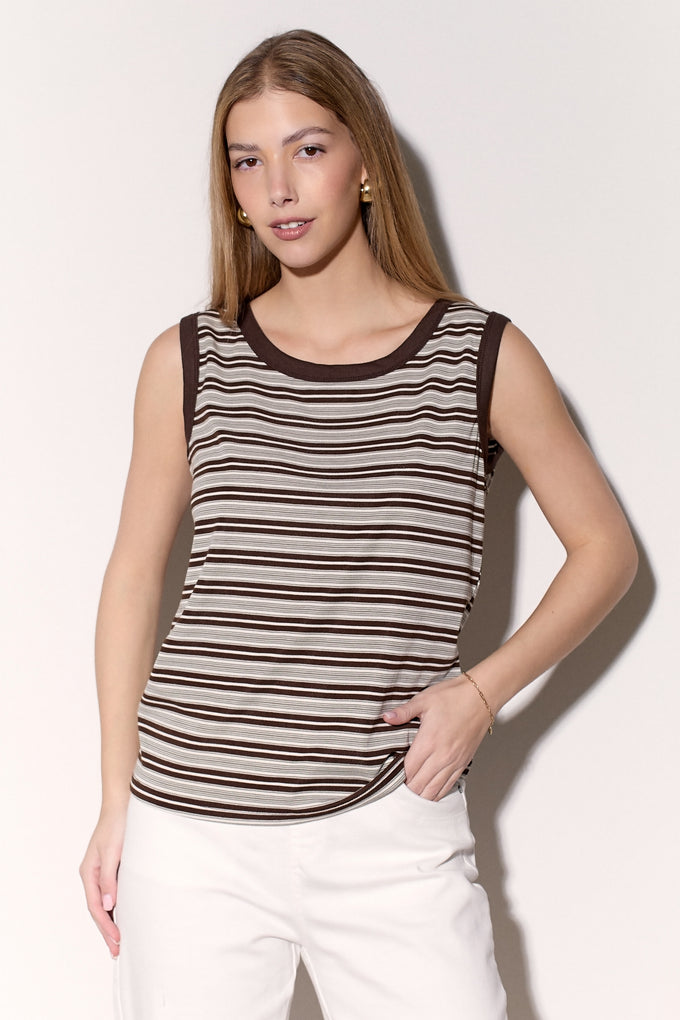 גופיית ריב סריג פסים