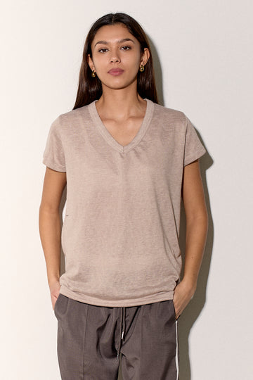 חולצת וי סלאב מוס