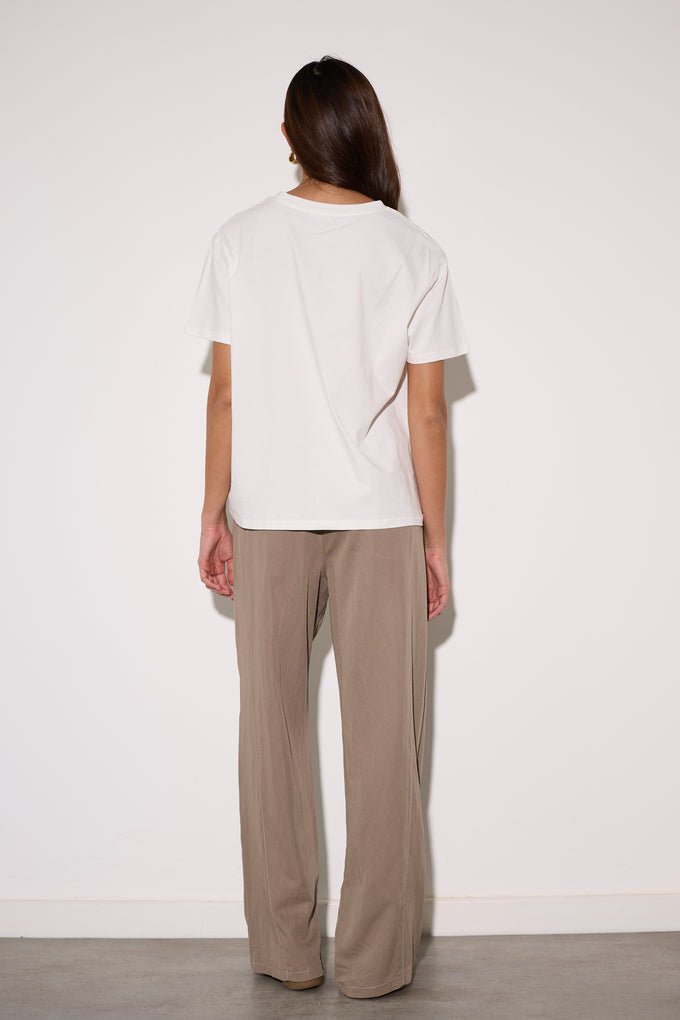 חולצת כותנה כיווץ טבעת