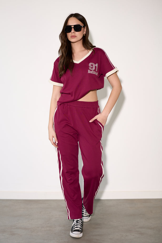 חליפת וי כותנה 91