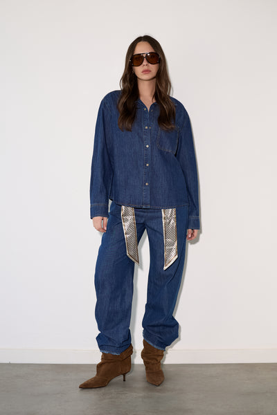 חולצת ג'ינס מיילס