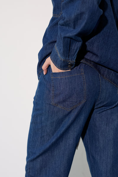 ג'ינס חגורת בנדנה