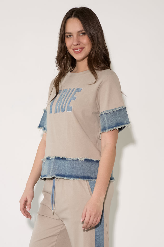 חליפת TRUE שילוב ג'ינס